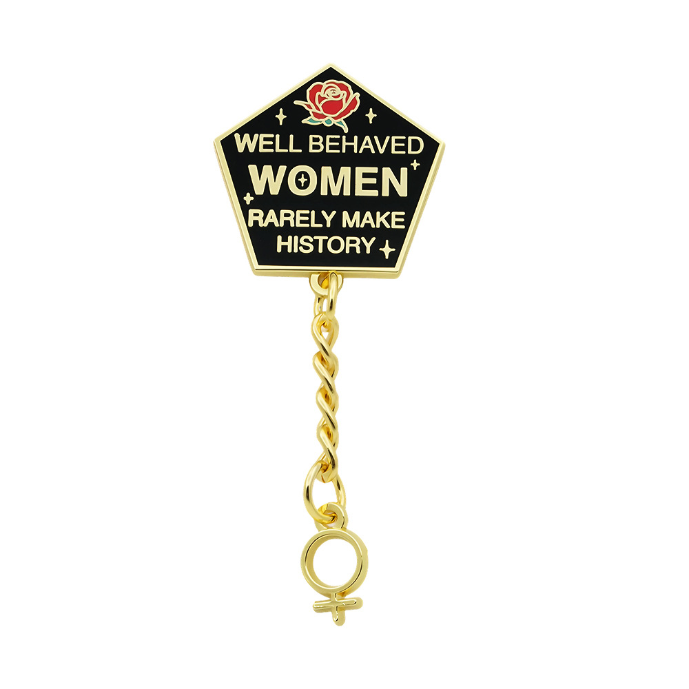 Jewelry Making History - 1 шт. эмалевая брошь-значок «Дисциплинированные женщины