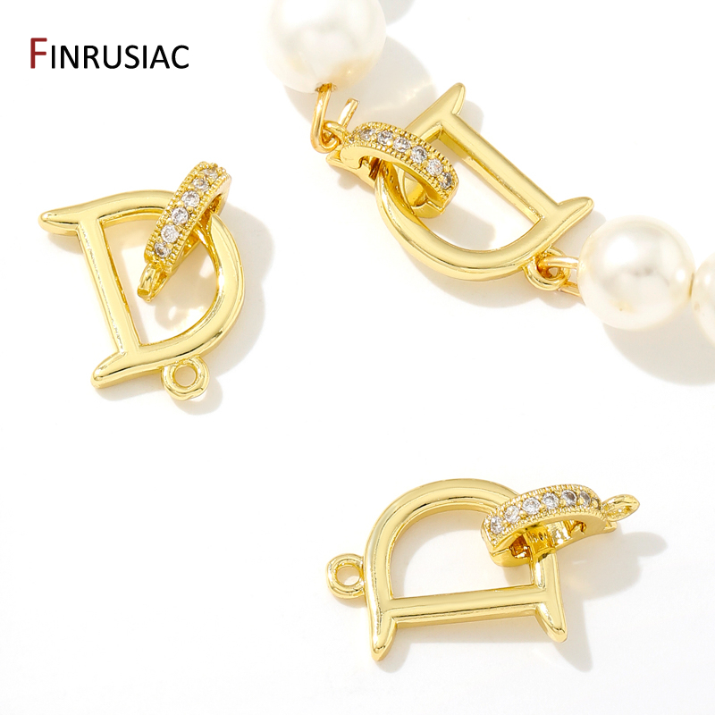 Jewelry Making Items - 18-каратное позолоченное латунное застежка для замка