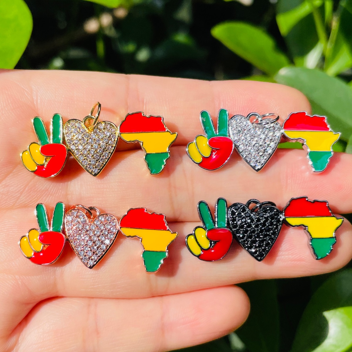 Jewelry Making History - 5 шт., эмалированная Подвеска для браслета,
