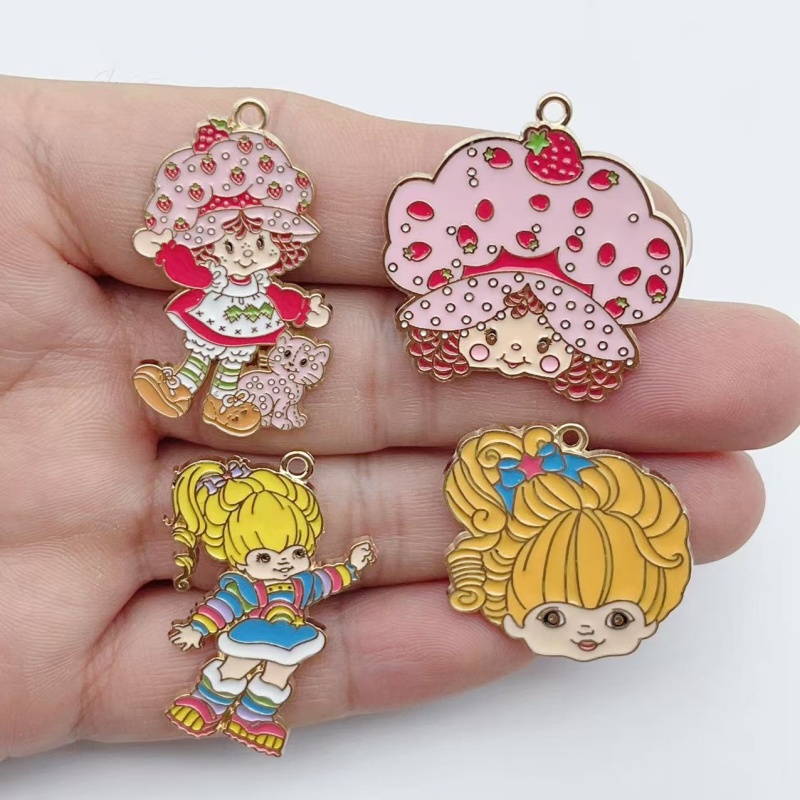 Jewelry Making Factory - 10 шт. милых эмалевых металлических подвесок