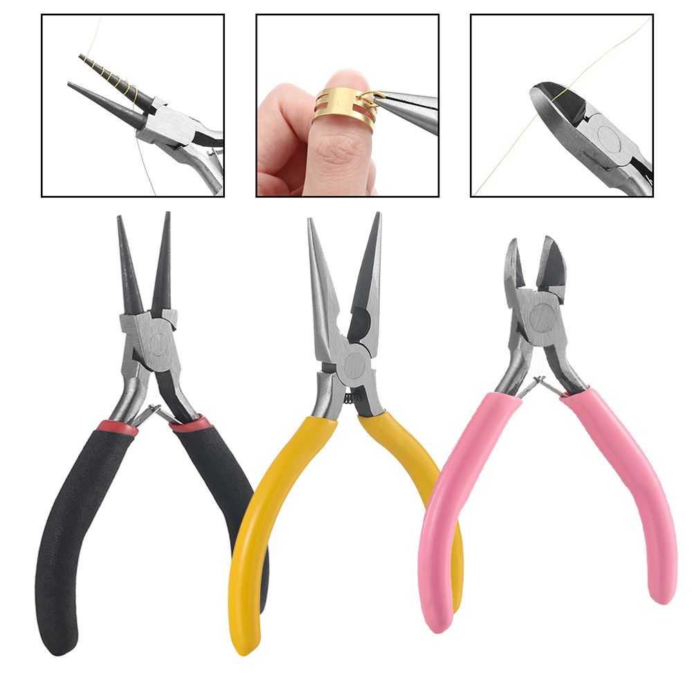 Jewelry Making Pliers - 3 шт./компл., 3 стиля, плоскогубцы для