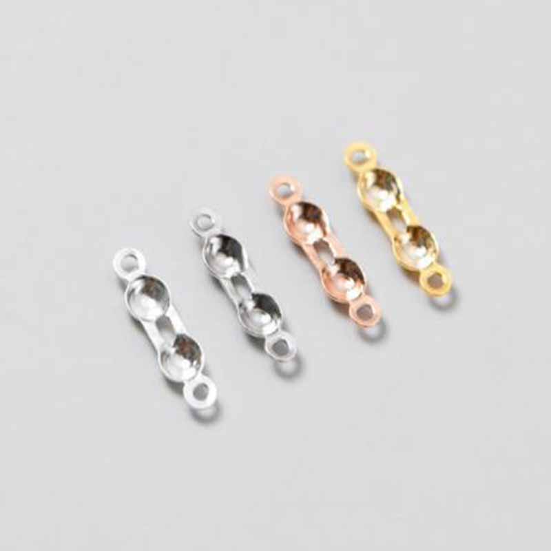 4 шт. Настоящие цельные застеж – обзор и цена Jewelry Making Metal