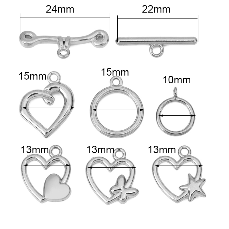 5 комплектов PVD-покрытых нерж – обзор и цена Jewelry Making Factory
