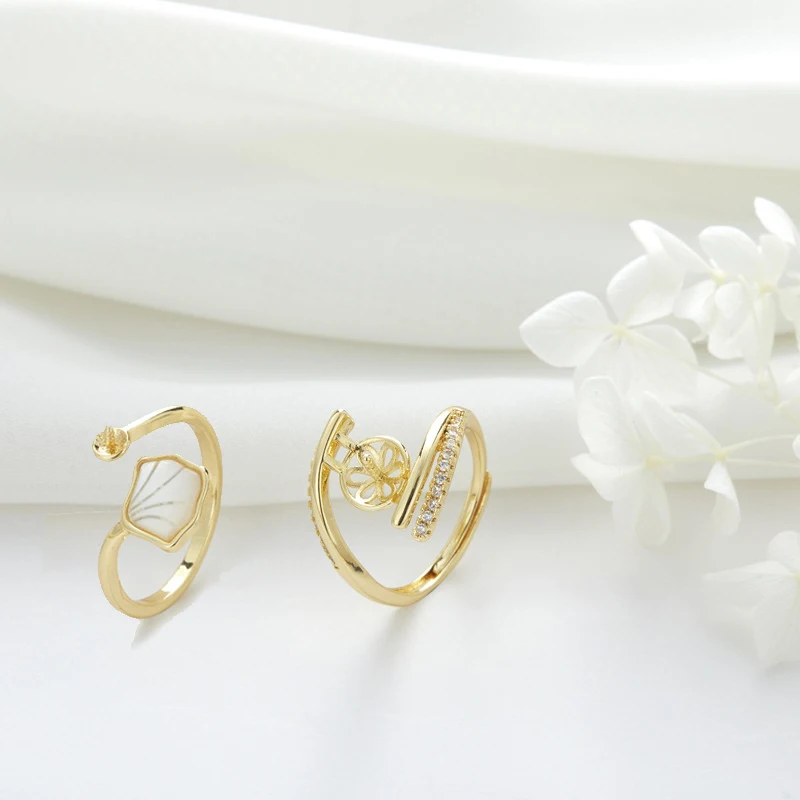 Латунь 14K реальные позолоченн – обзор и цена Jewelry Making Rings