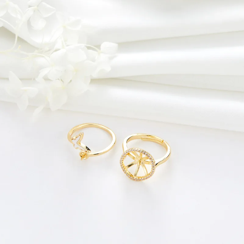 Латунь 14K реальные позолоченн – обзор и цена Jewelry Making Rings