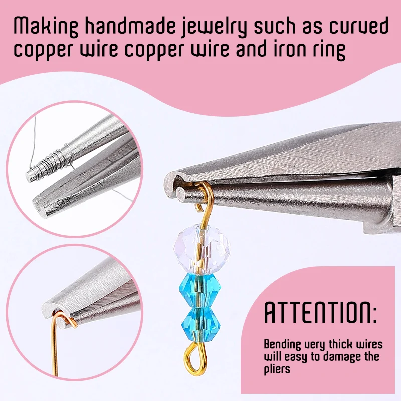 1 шт. розовые круглогубцы для  – обзор и цена Jewelry Making Pliers