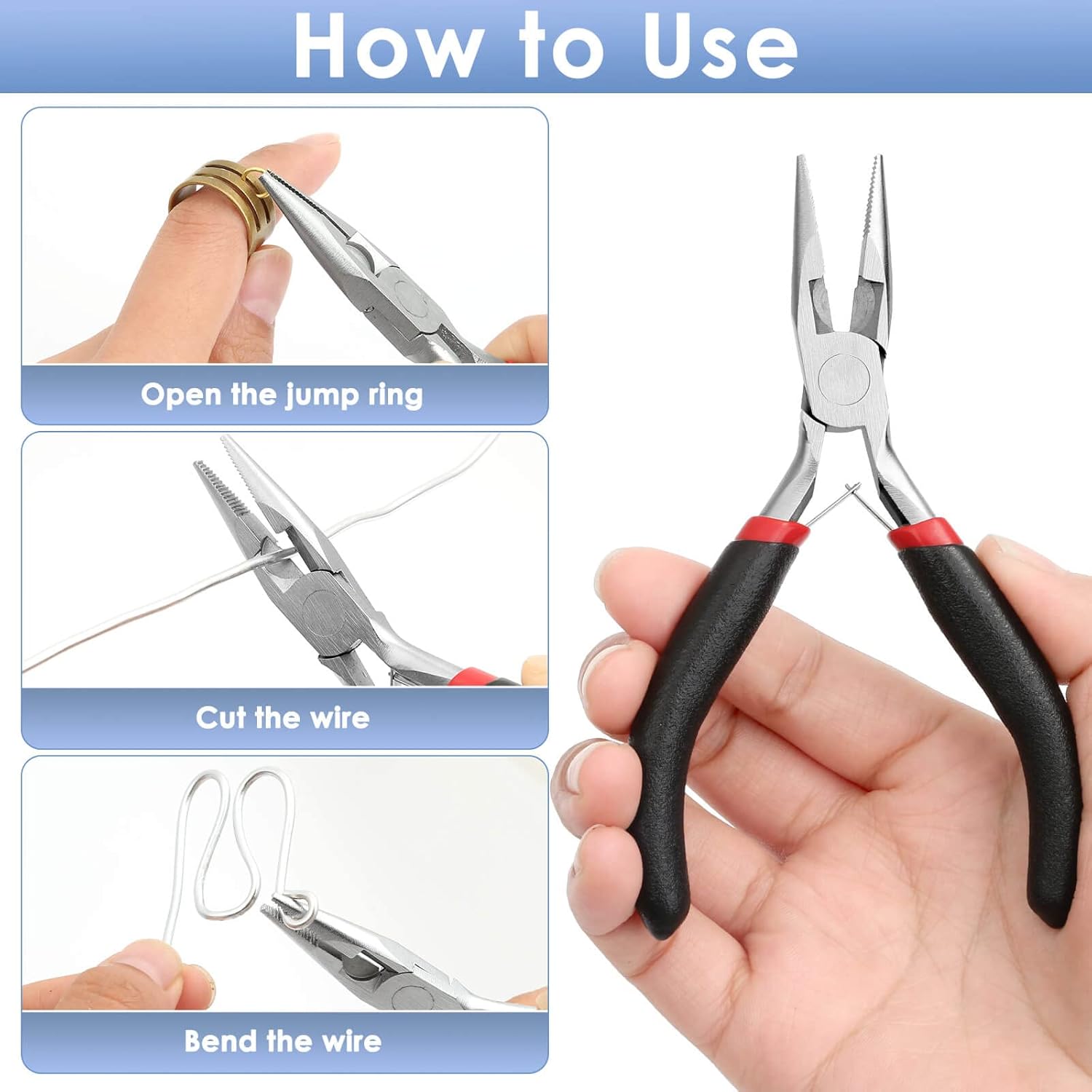 Щипцы с длинными тонкими губка – обзор и цена Jewelry Making Pliers