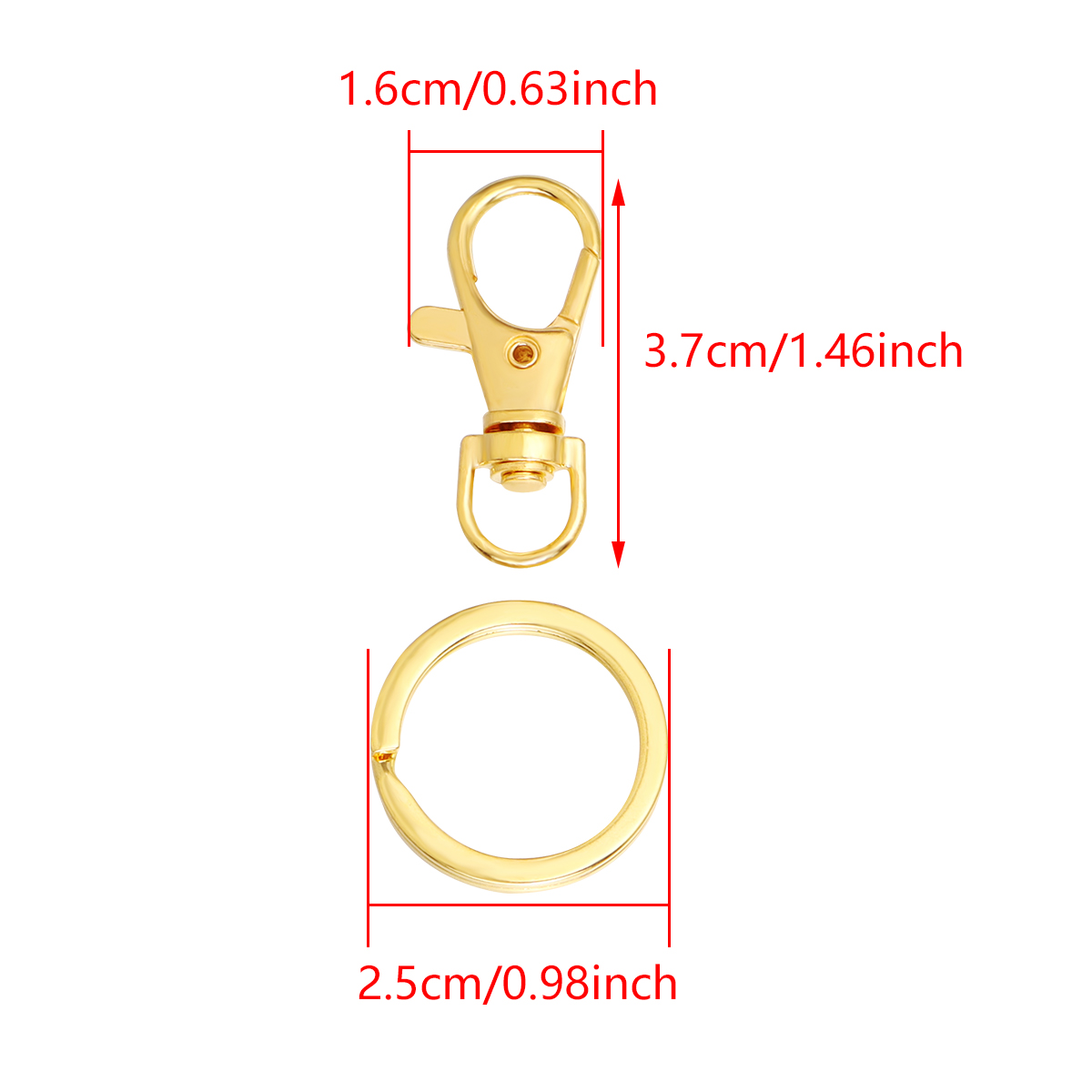 10 комплектов поворотных караб – обзор и цена Jewelry Making Rings